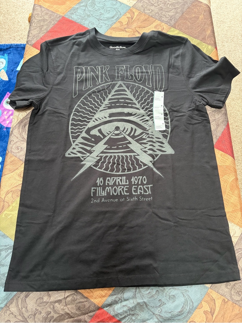 Goodfellow & Co Black Pink Floyd Graphic Short Sleeve Tee